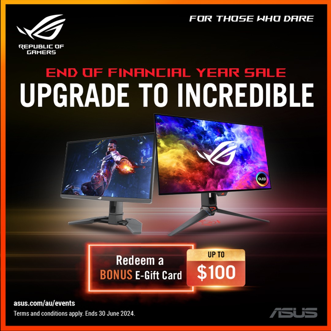 Purchase One or More of the Selected Asus Monitors and Register to Receive an E-Gift Card Up to $100