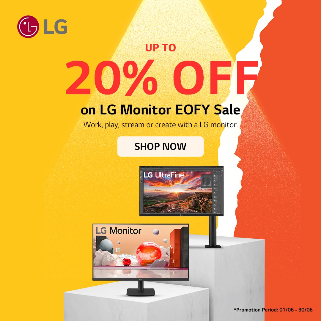 LG Monitor EOFY Sale