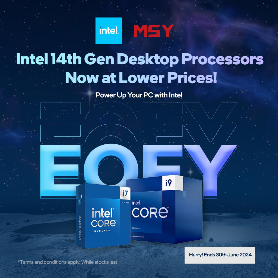EOFY Sale on Intel 14th Gen CPUs - Power Up Your PC with Intel