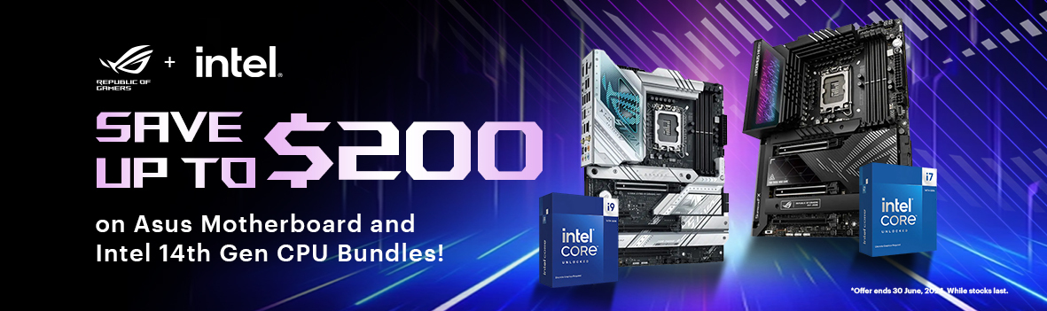 Save Up to $200 on Asus Motherboard and Intel 14th Gen CPU Bundles!