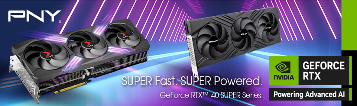 PNY GeForce RTX™ 40 SUPER Series Graphics Cards | SUPER Fast. SUPER Powered.