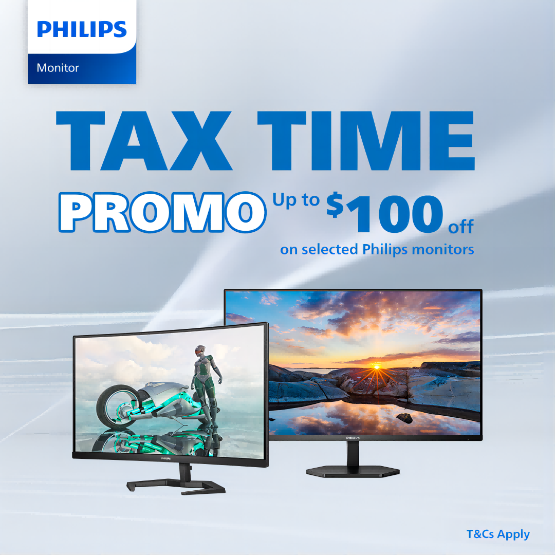 Philips Monitors Tax Time Promotion - Up to $100 Off on Selected Philips Monitors!