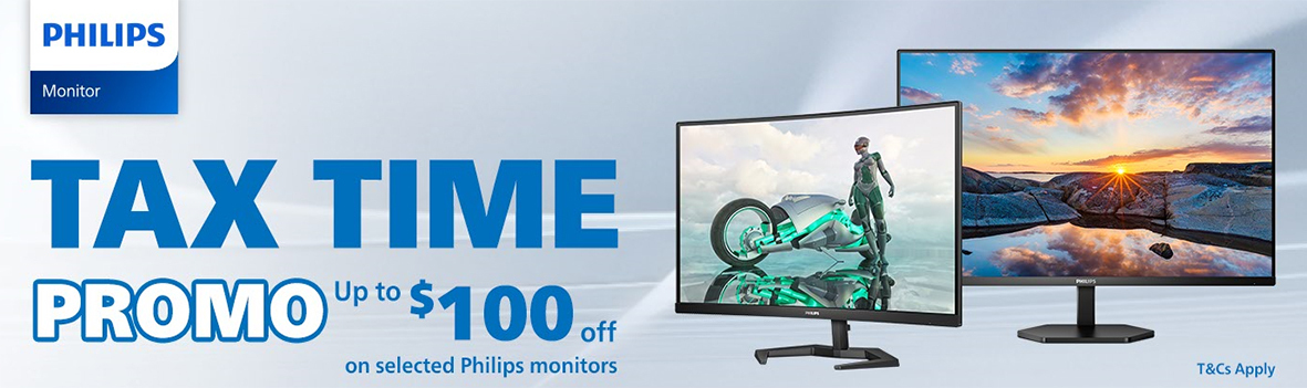 Philips Monitors Tax Time Promotion - Up to $100 Off on Selected Philips Monitors!