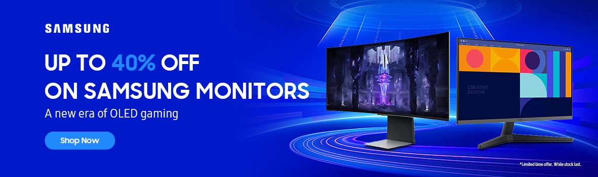 Up to 40% Off on Samsung Monitors