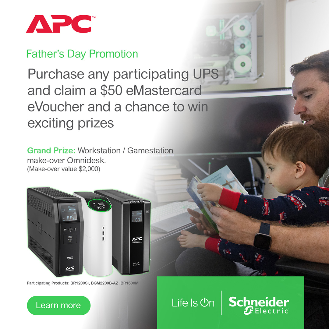 Purchase Any Participating APC UPS and Claim a $50 eMasterCard and a chance to Win Exciting Prizes!