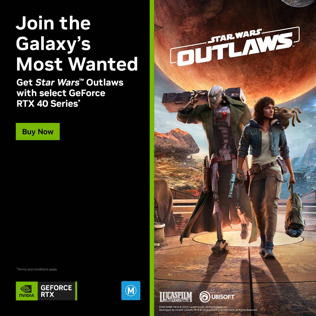 Get Star Wars Outlaws with Select GeForce RTX 40 Series