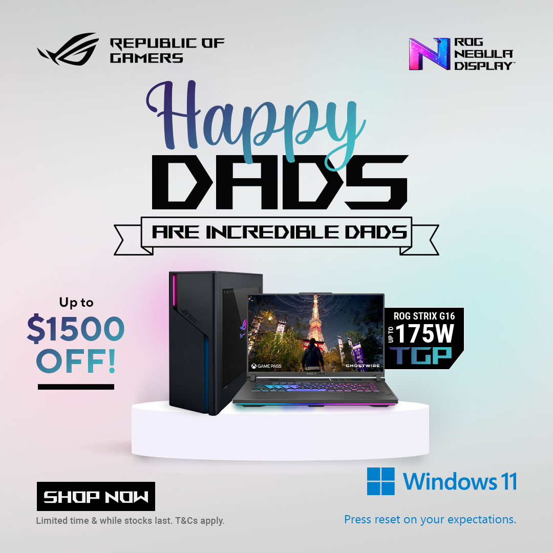 Asus Gaming Laptop Father's Day Sale | Up to $1500 OFF!