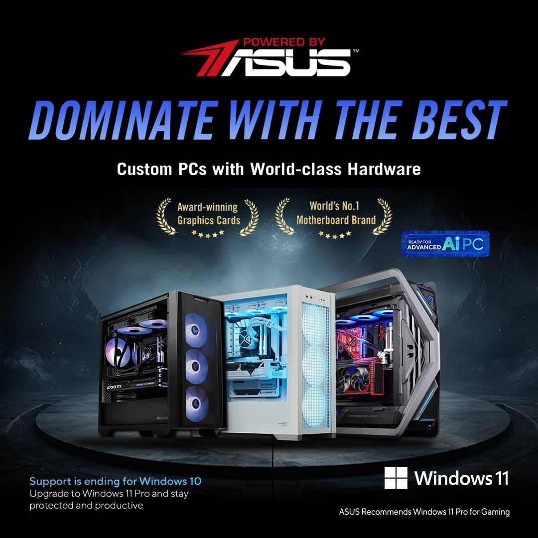 Dominate the Best - Exploring Powered by Asus Gaming PCs