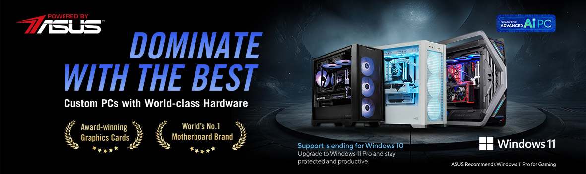 Dominate the Best - Exploring Powered by Asus Gaming PCs