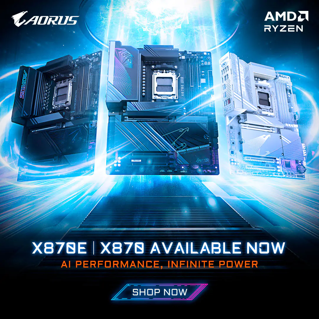 GIGABYTE X870E | X870 Available Now | AI Performance, Infinite Power