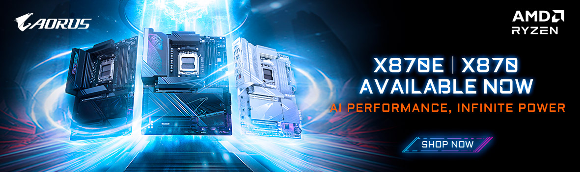 GIGABYTE X870E | X870 Available Now | AI Performance, Infinite Power