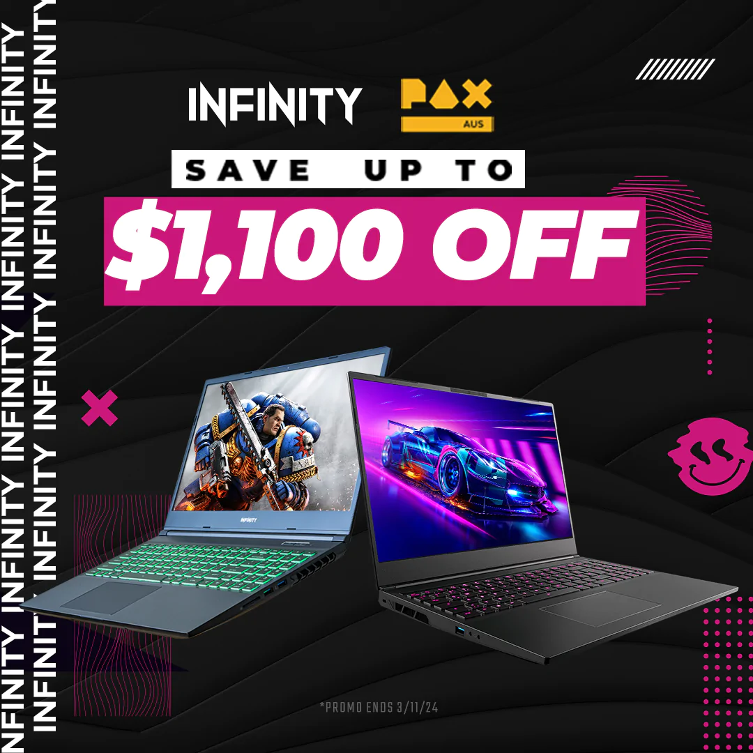 Infinity X PAX Promo! Save yp to $1100 off!