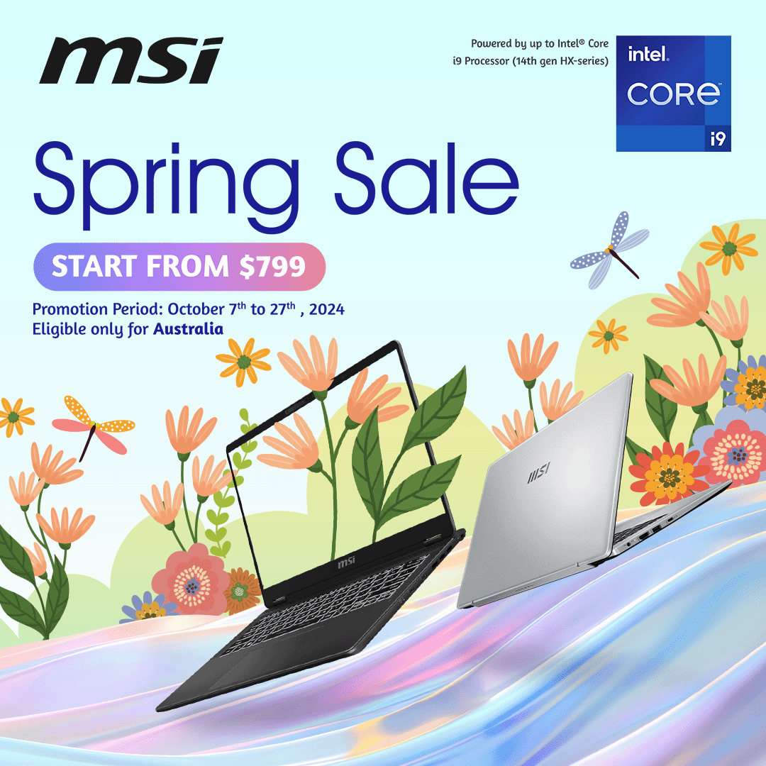 MSI Spring Sale 2024 - Start from $799