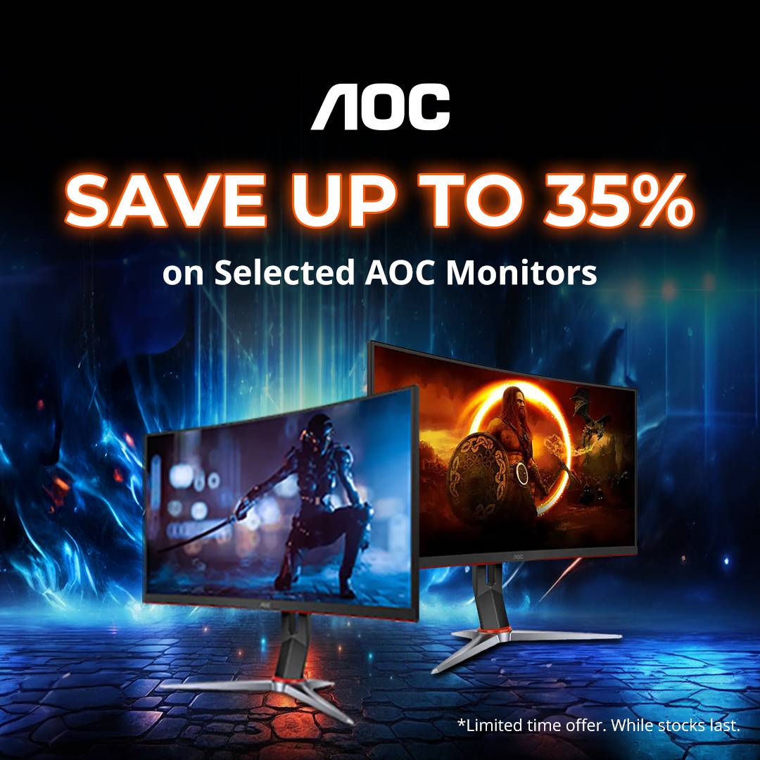 Save Up to 35% on Selected AOC Monitors