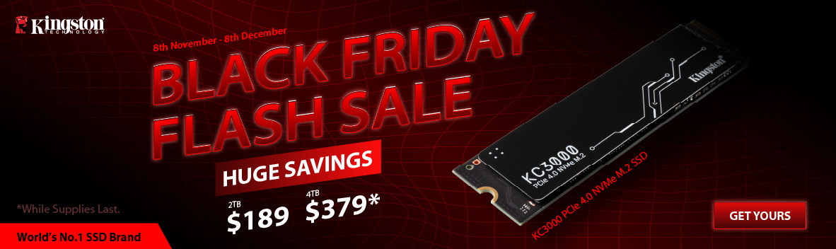 Kingston Black Friday Flash Sale 