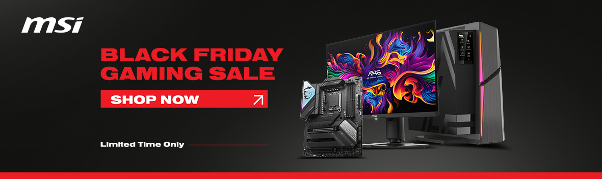 MSI Black Friday Gaming Sale 