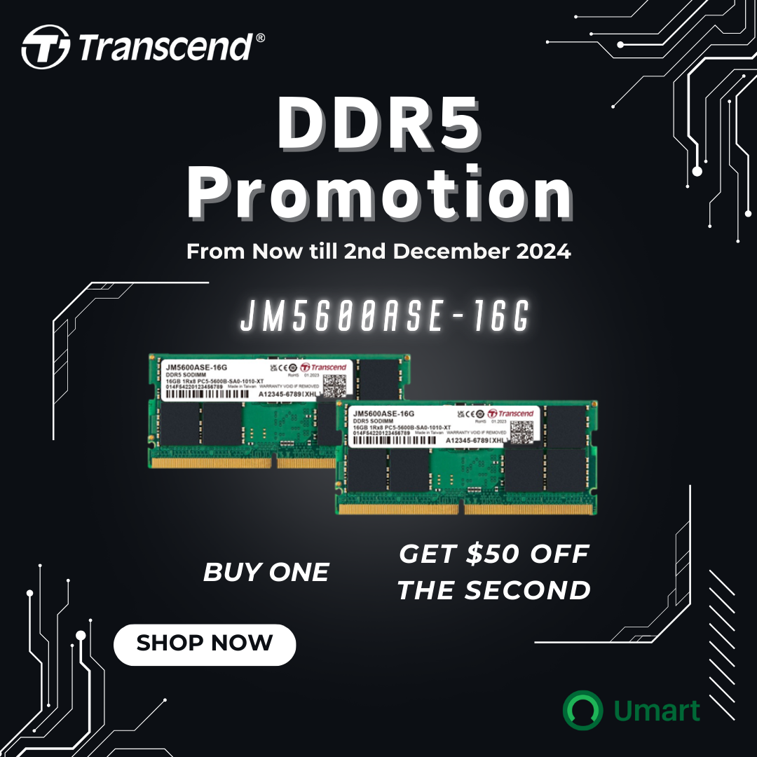 Transcend Buy One, get the Second $50 off! Add the Bundle to your Cart