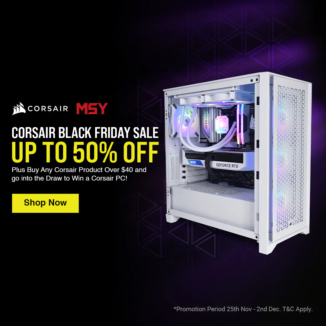 Buy Any Corsair Product Over $40 and go into the Draw to Win a Corsair PC!