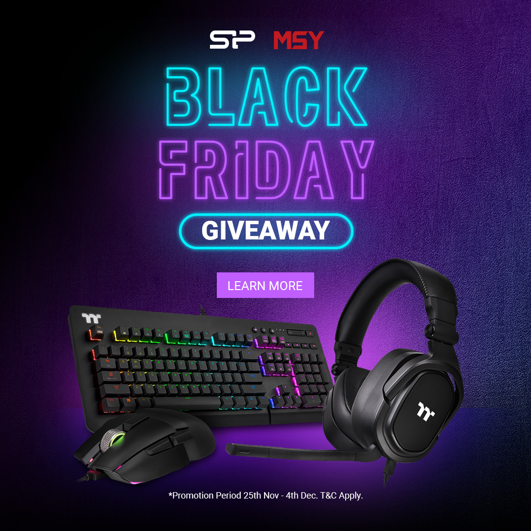 Buy Silicon Power PCs for Your Chance to Win a Thermaltake Peripheral Bundle!