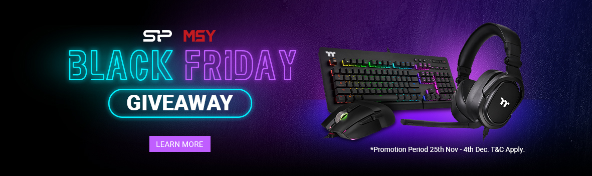 Buy Silicon Power PCs for Your Chance to Win a Thermaltake Peripheral Bundle!