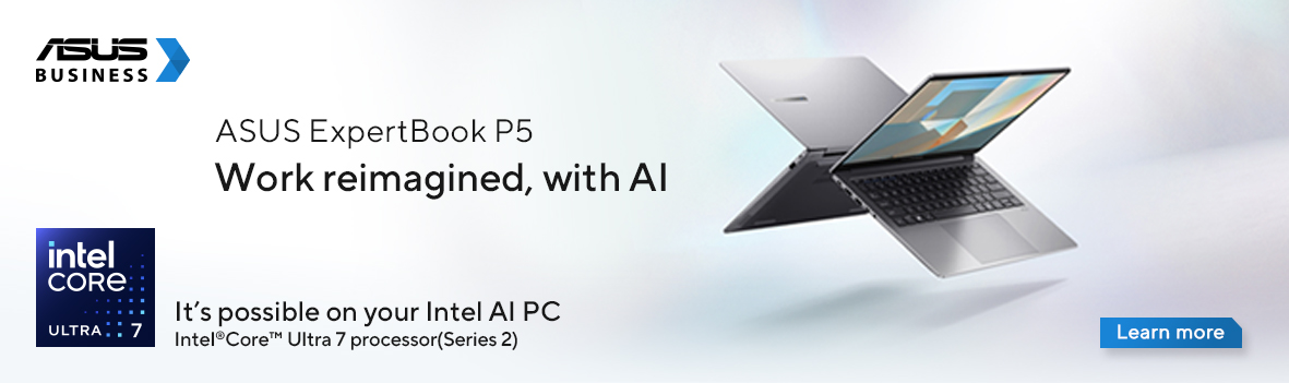 Discover the New Era of AI Workplace with ASUS P5 Expertbook Notebooks