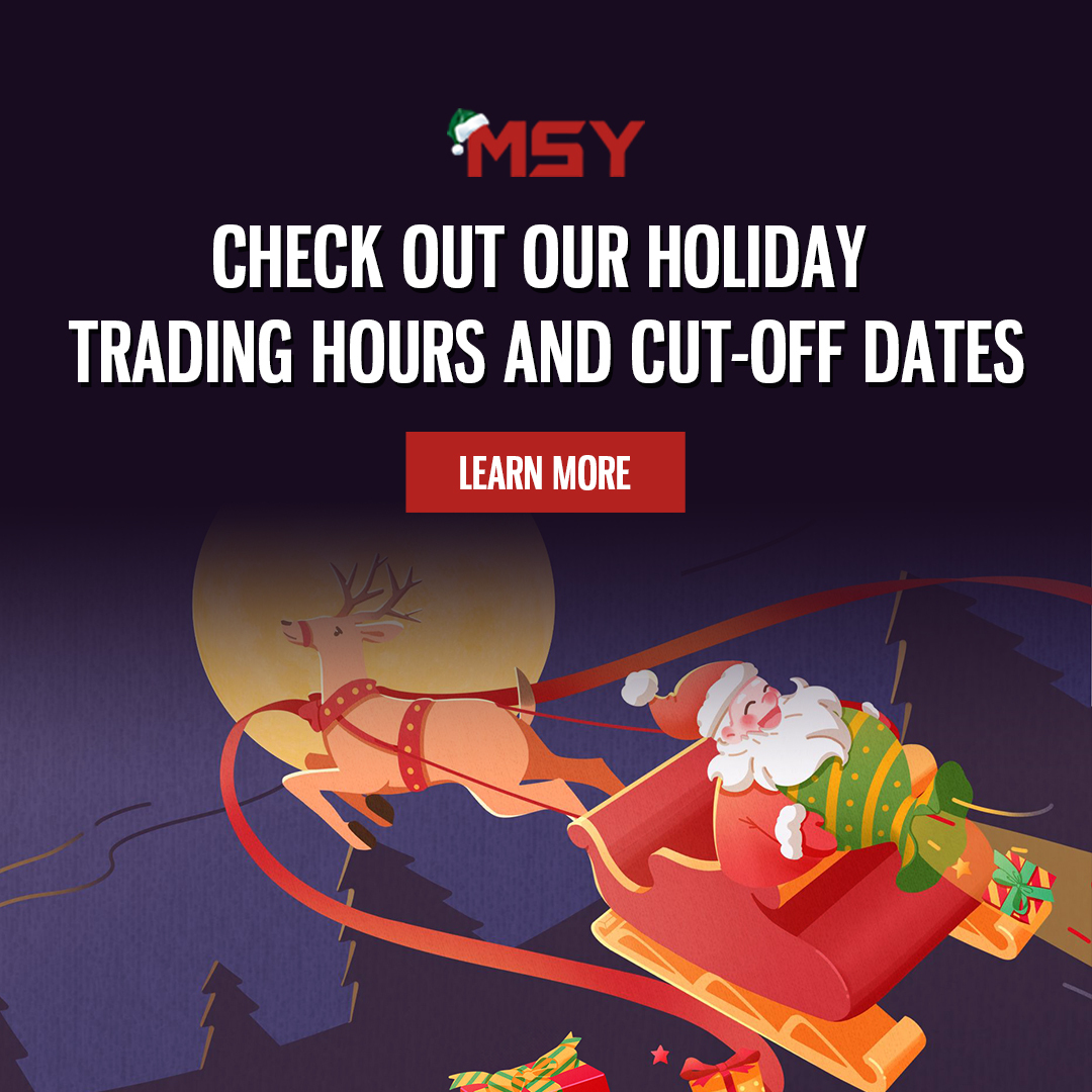 MSY Christmas Trading Hours and Cut-off Dates