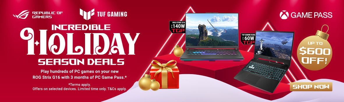 Asus Gaming Notebook Holiday Season Deals | Up to $600 Off!