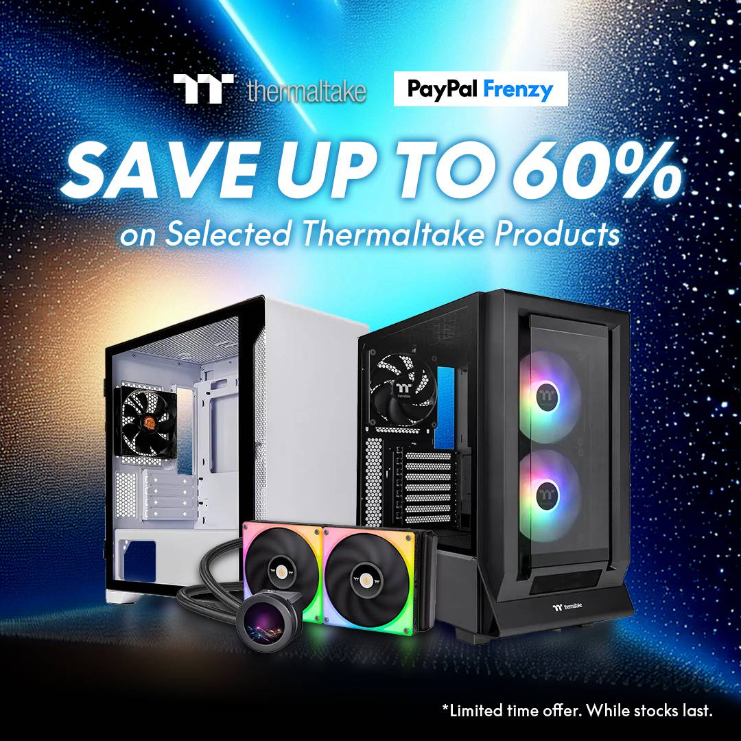 Thermaltake Paypal Frenzy Sale | Up to 60% Off Selected Products