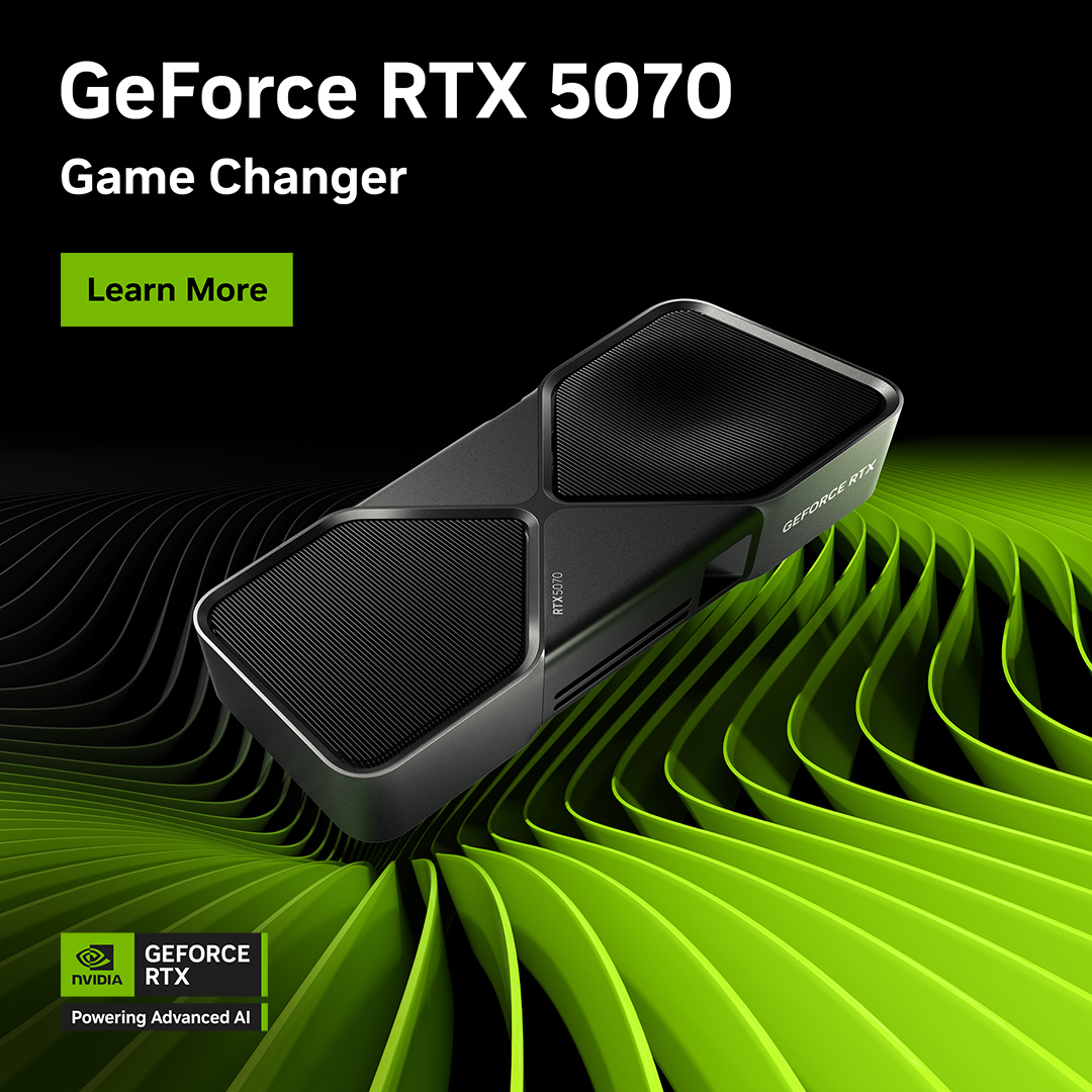 GeForce RTX 5070 Graphics Cards are Available Now!