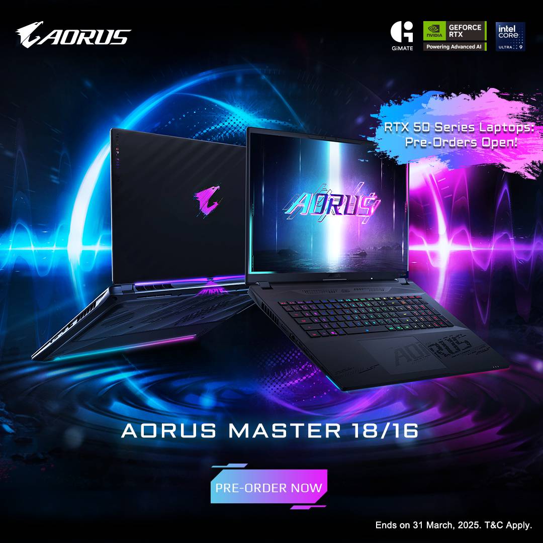 Gigabyte RTX 50 Series Laptops | Pre-Order Now