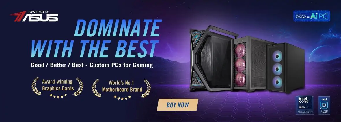 Dominate the Best - Exploring Powered by Asus Gaming PCs