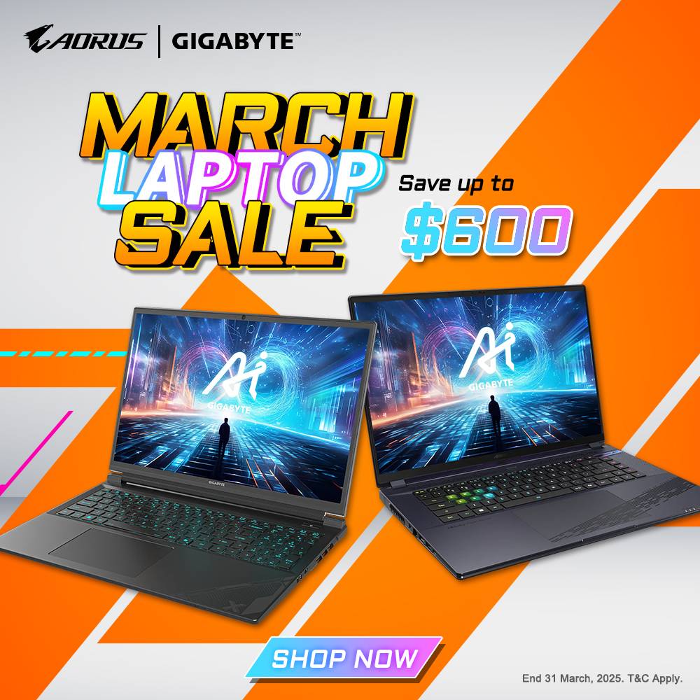 Gigabyte March Laptop Sale | Save Up to $600