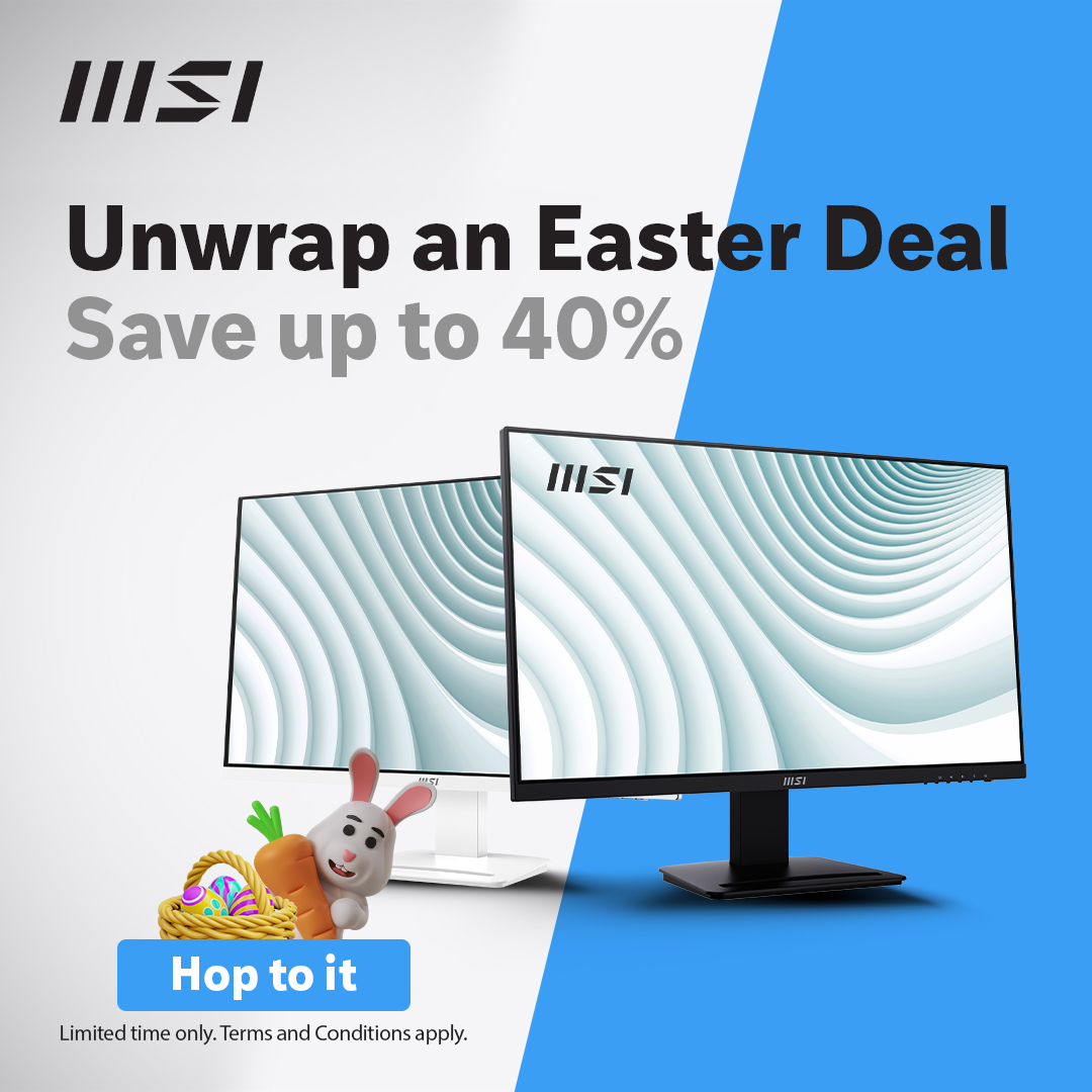 MSI Pro Monitor Easter Sale | Up to 40% Off