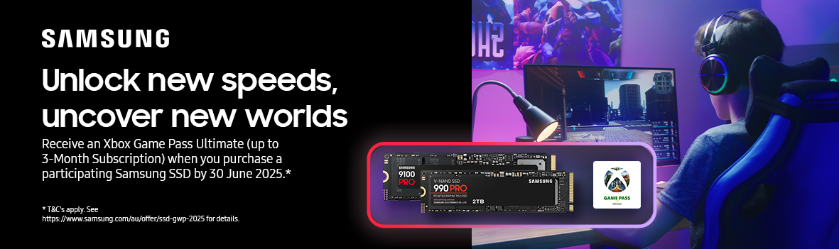 Receive an Xbox Game Pass Ultimate with Selected Samsung SSDs