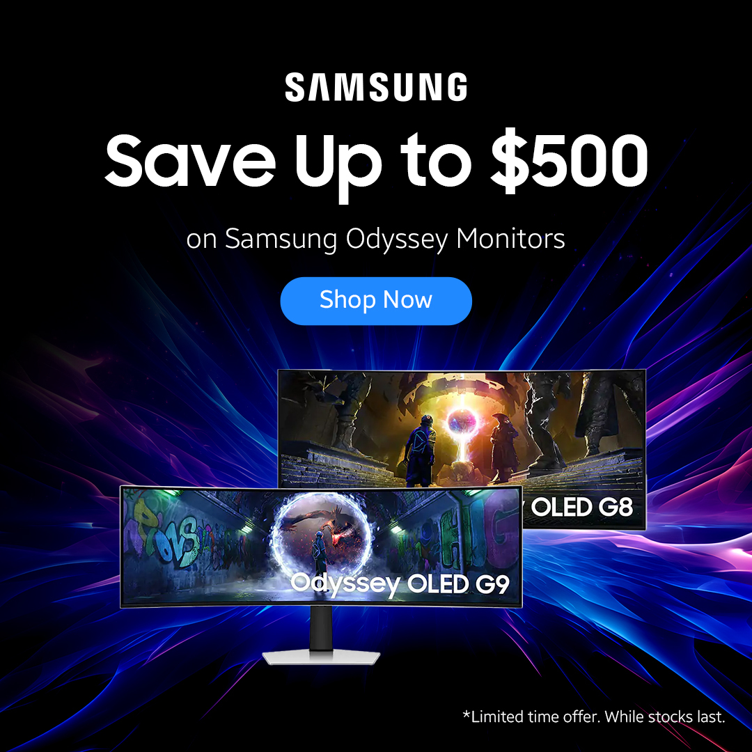 Save Up to 40% on Samsung Monitors | World Class Immersion and Performance
