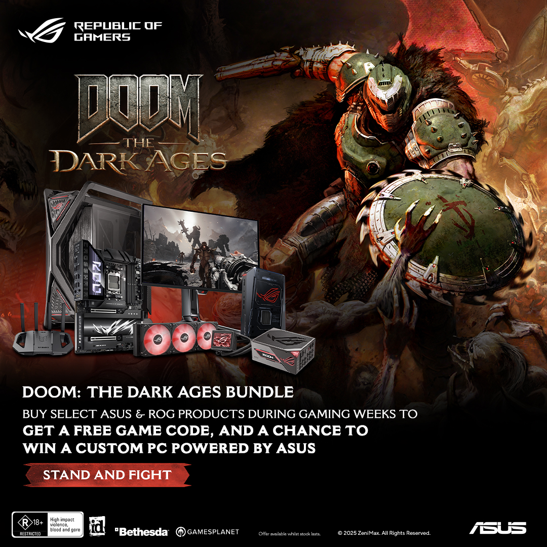 ASUS Gaming Weeks with DOOM: The Dark Ages Bundle Offer