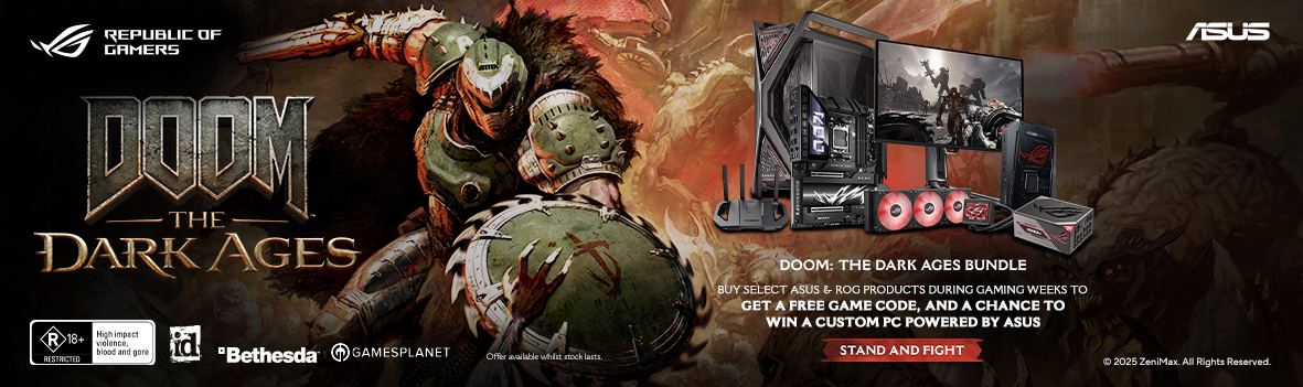ASUS Gaming Weeks with DOOM: The Dark Ages Bundle Offer
