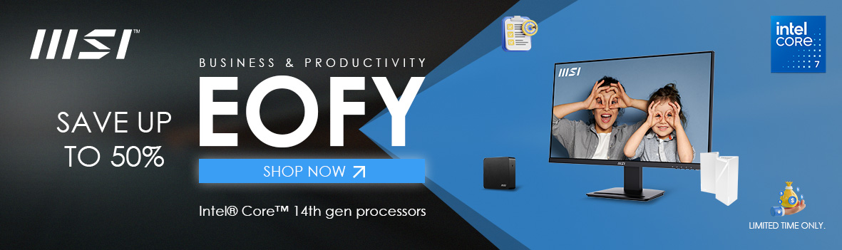 MSI EOFY Sale 2025 Sale | Up to 50% Off Business and Productivity Products 