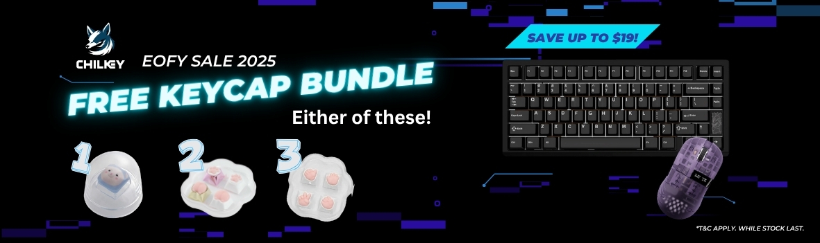 Get a Free Keycap Gift with Selected Chilkey Products