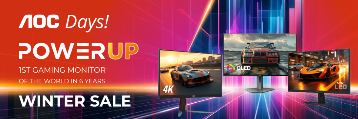 AOC Monitors Winter Sale 
