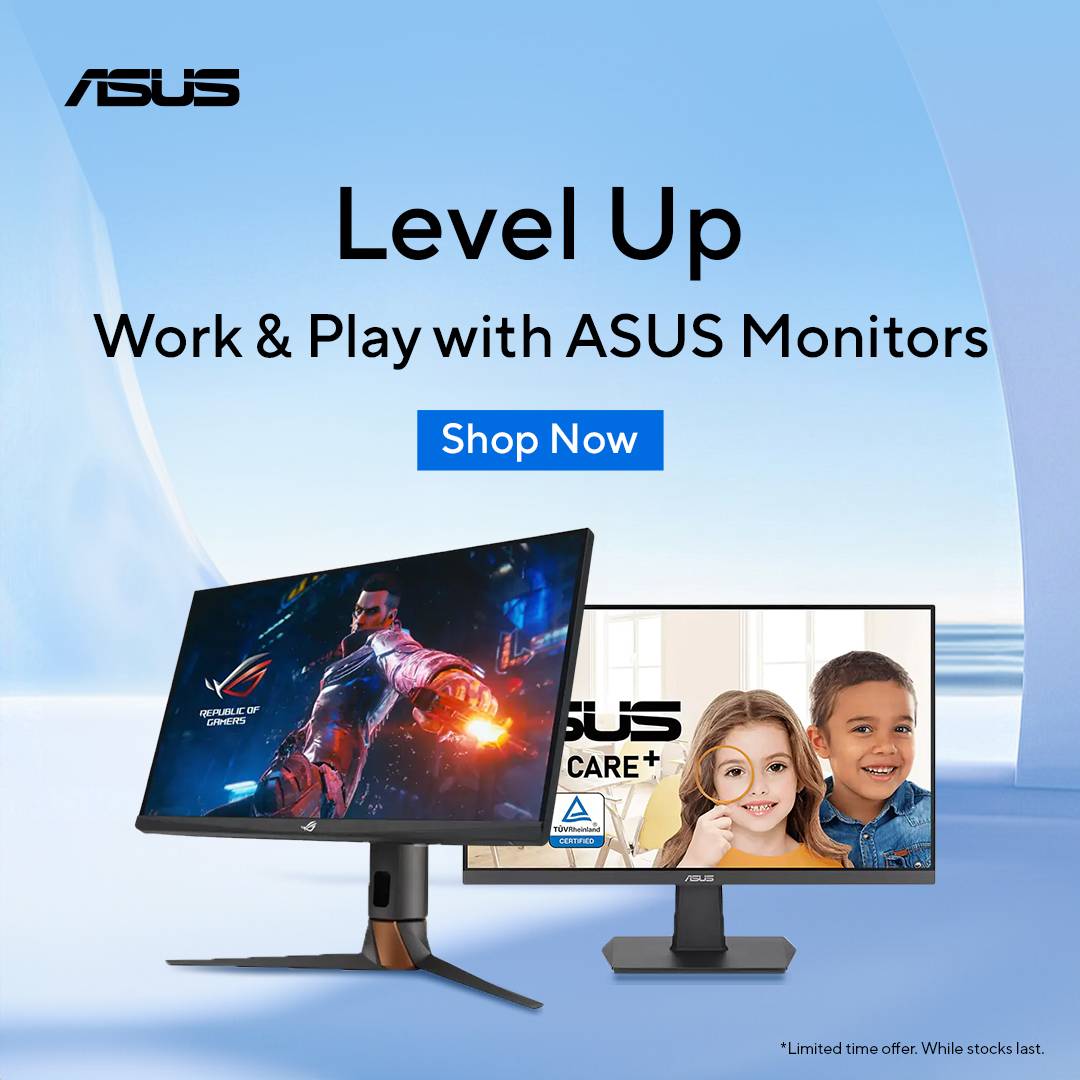 Level Up Your Work & Gaming with Asus Monitors