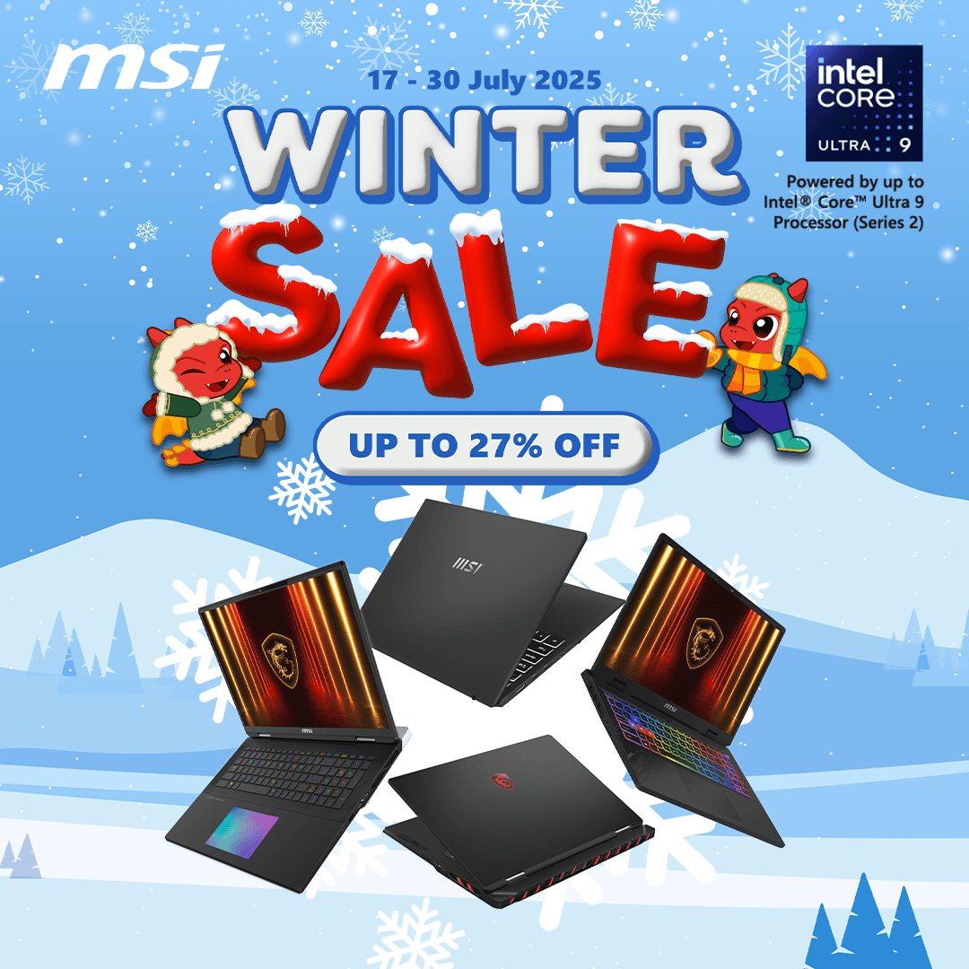 MSI Laptop Winter Sale | Up to 27% Off