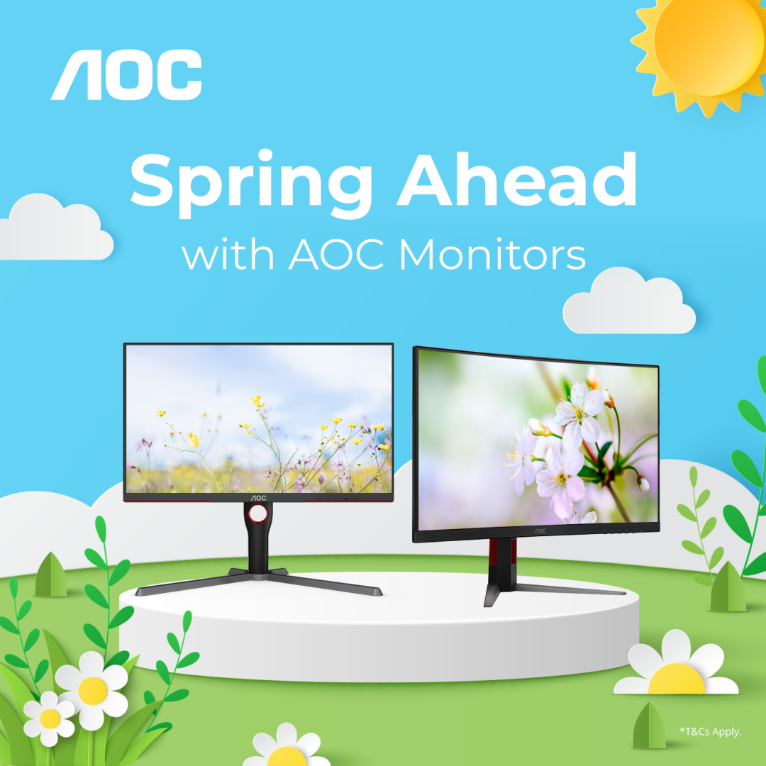 Spring Ahead with AOC Monitors