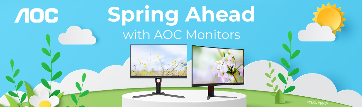 Spring Ahead with AOC Monitors
