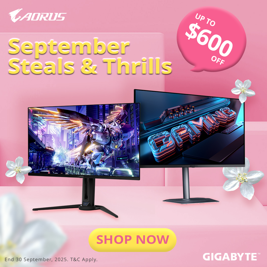 Gigabyte Monitor September Steals & Thrills