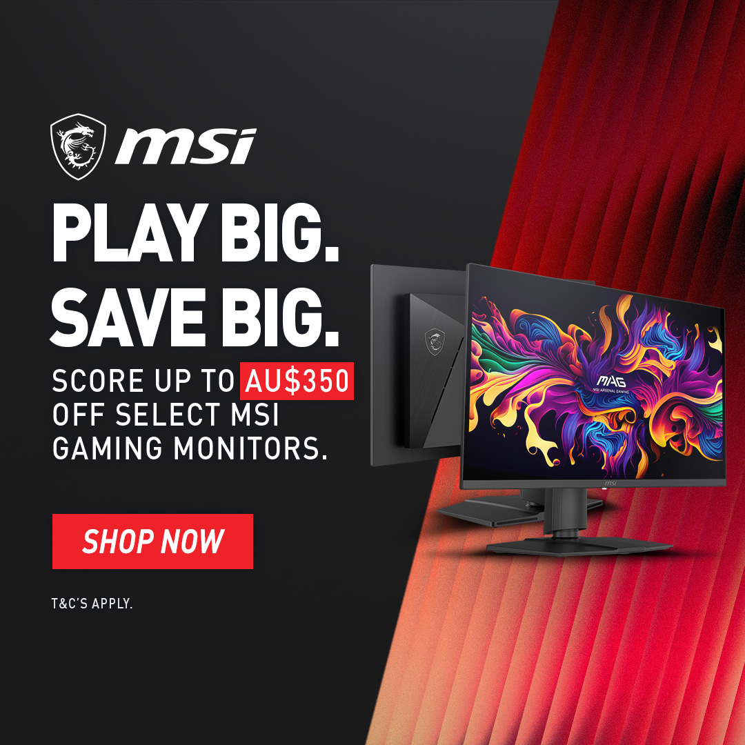 Play Big. Save Big – Up to $350 Off MSI Gaming Monitors