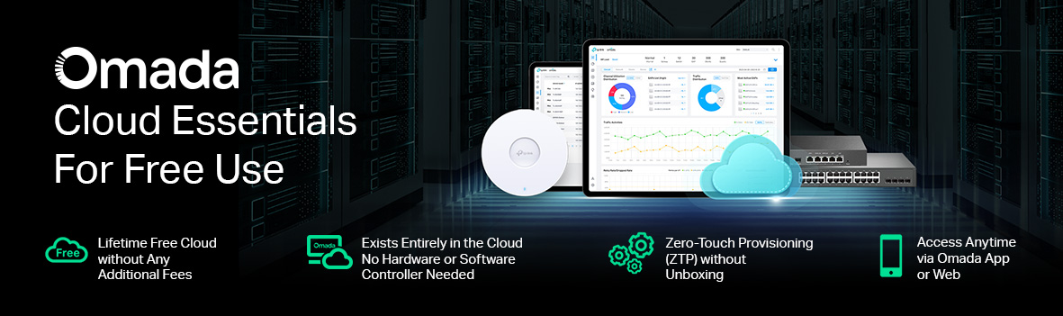 Omada Cloud Essentials – Free for Lifetime Use