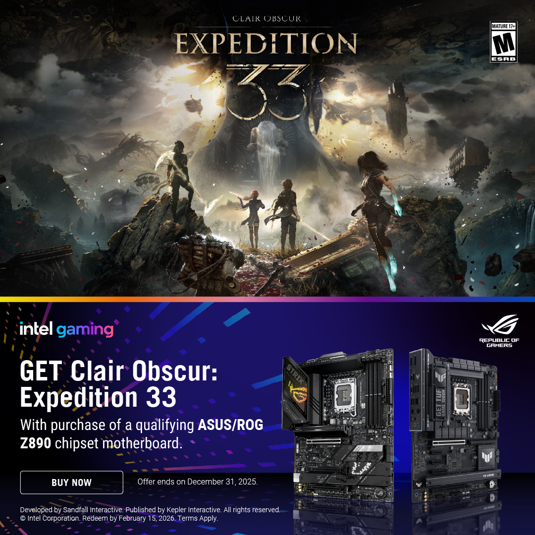 [ASUS x Intel] Expedition 33 Game Code Redemption