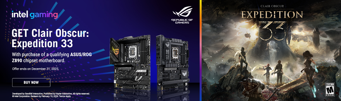 [ASUS x Intel] Expedition 33 Game Code Redemption