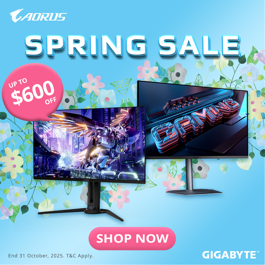 Gigabyte Monitor Spring Sale 2025